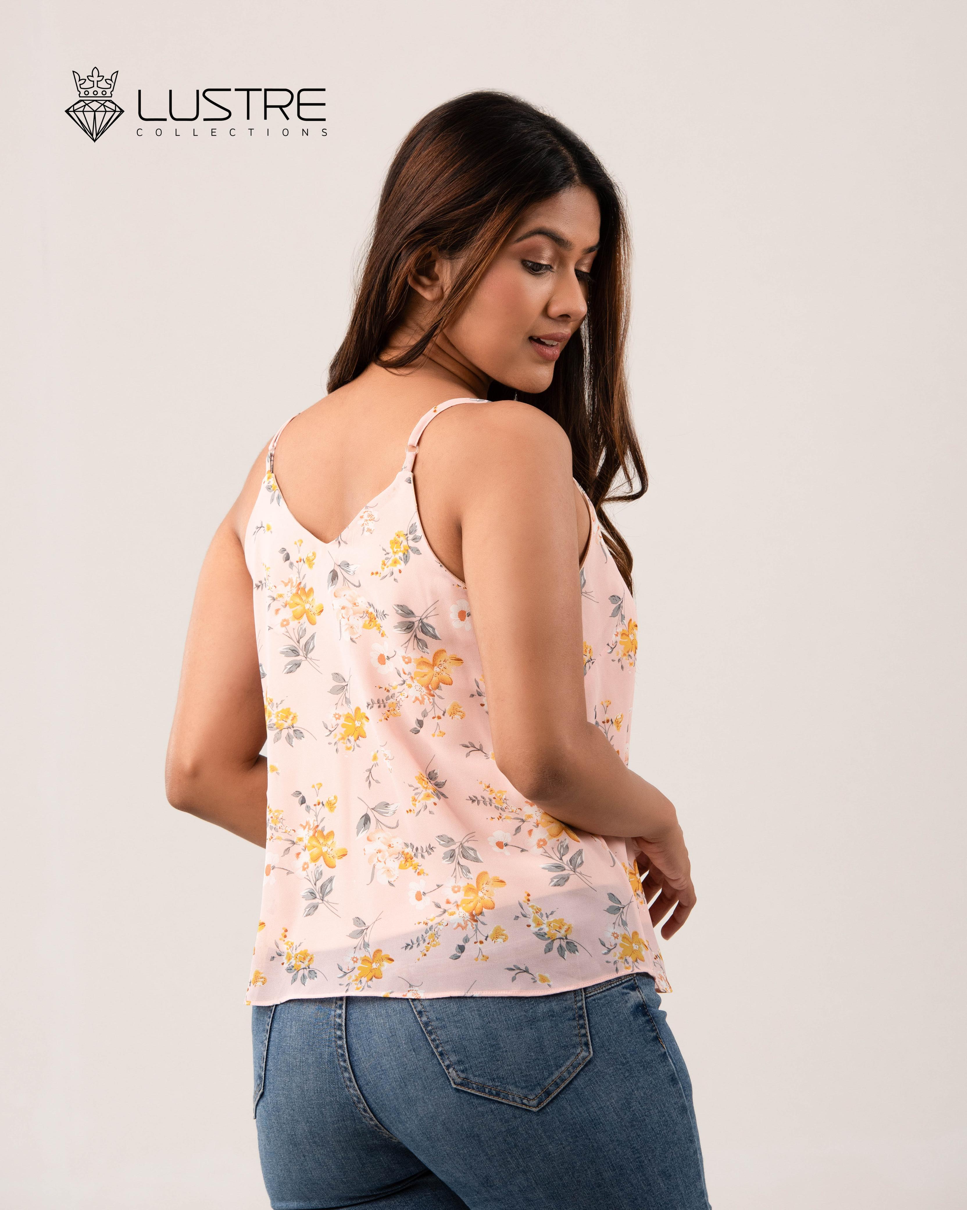 Pink Petal strapEnsemble top